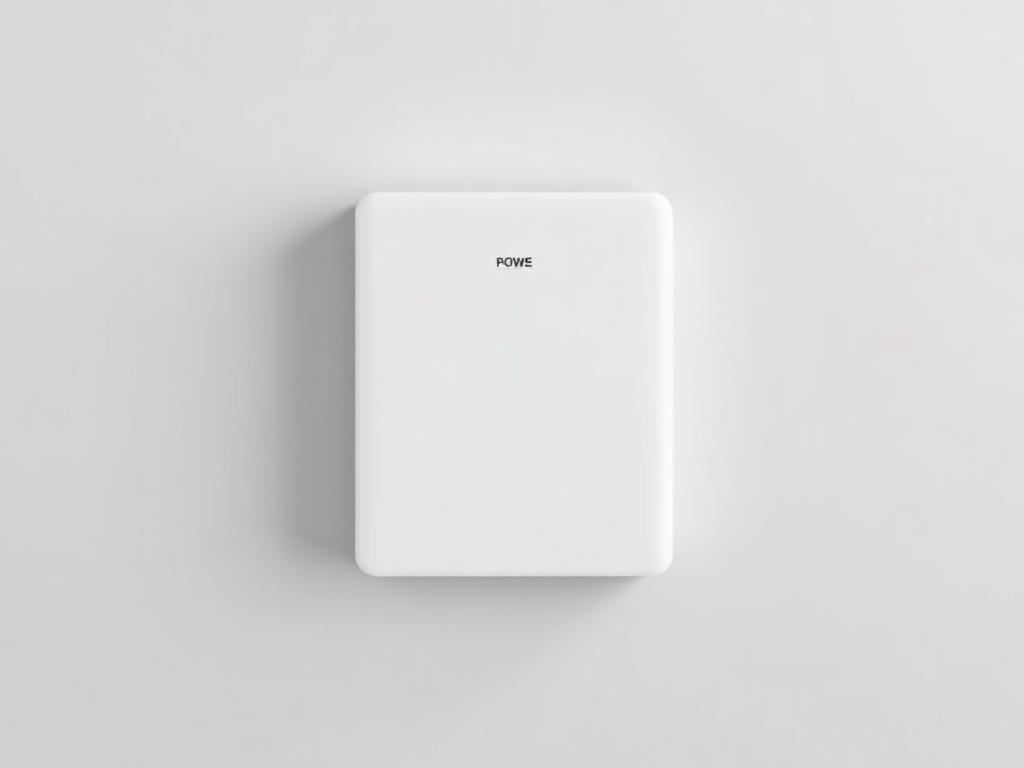 Slim wall-mounted lithium home battery